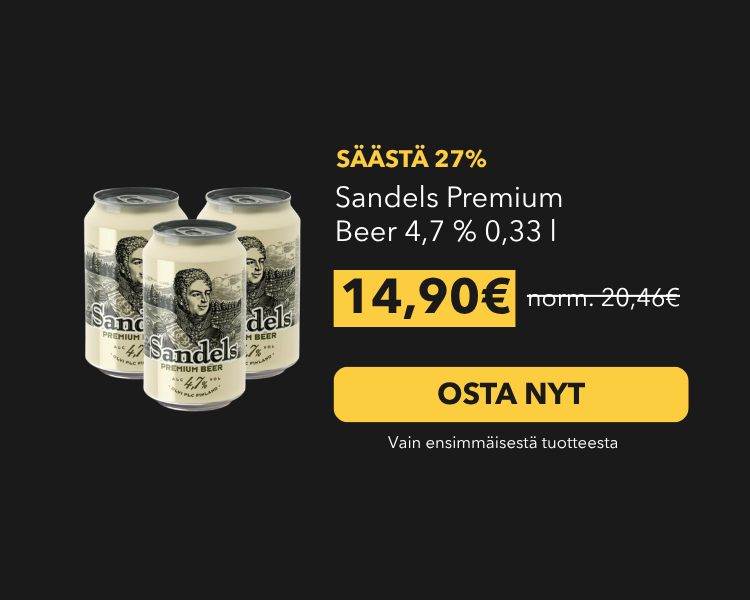 Sandels Premium Beer 4,7 % 24x0,33 l